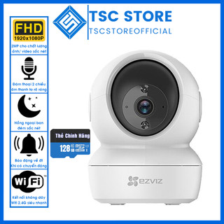 Camera IP WIFI EZVIZ CS-C6N 2MP Kèm Thẻ Nhớ 128Gb | Indoor Camera 360° | TSC STORE - tscstoreofficial