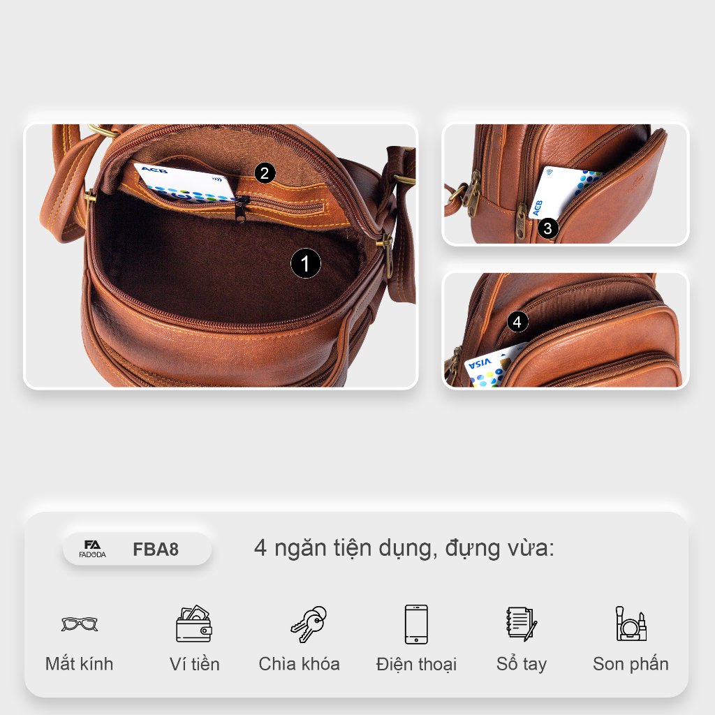 Balo da nữ mini  FA DO DA FBA8