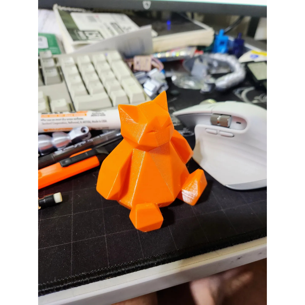 MẪU IN 3D Nhựa - Low-Poly Snorlax - MS16