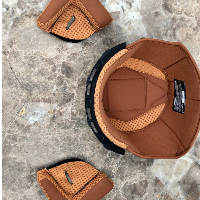 Bộ lót thay thế cho nón ROYAL M139 gồm 2 ốp tai và lót đầu