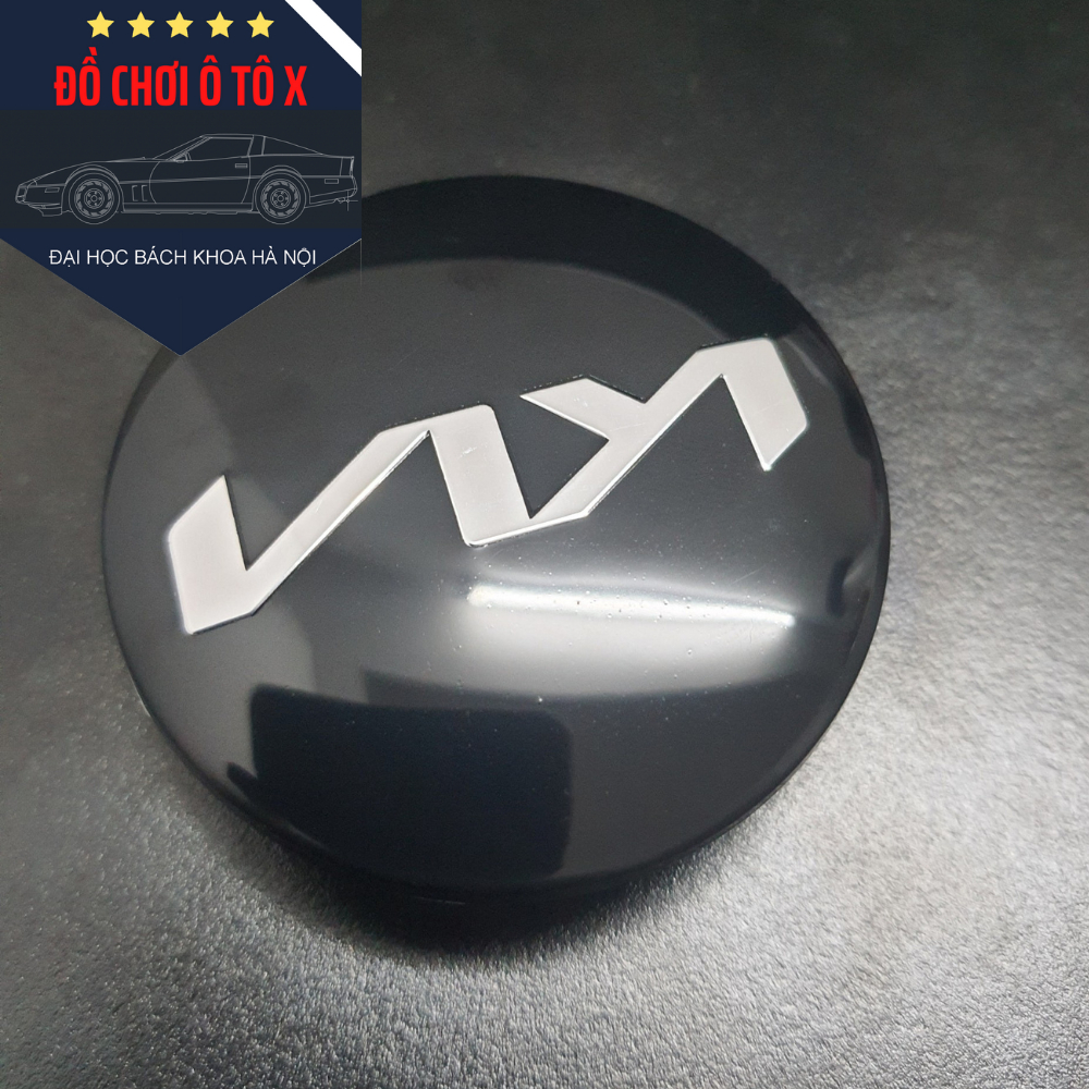 Nắp chụp logo bánh xe KIA mới, Nắp chụp lazang logo KIA mới, Nắp chụp mâm logo KIA mới