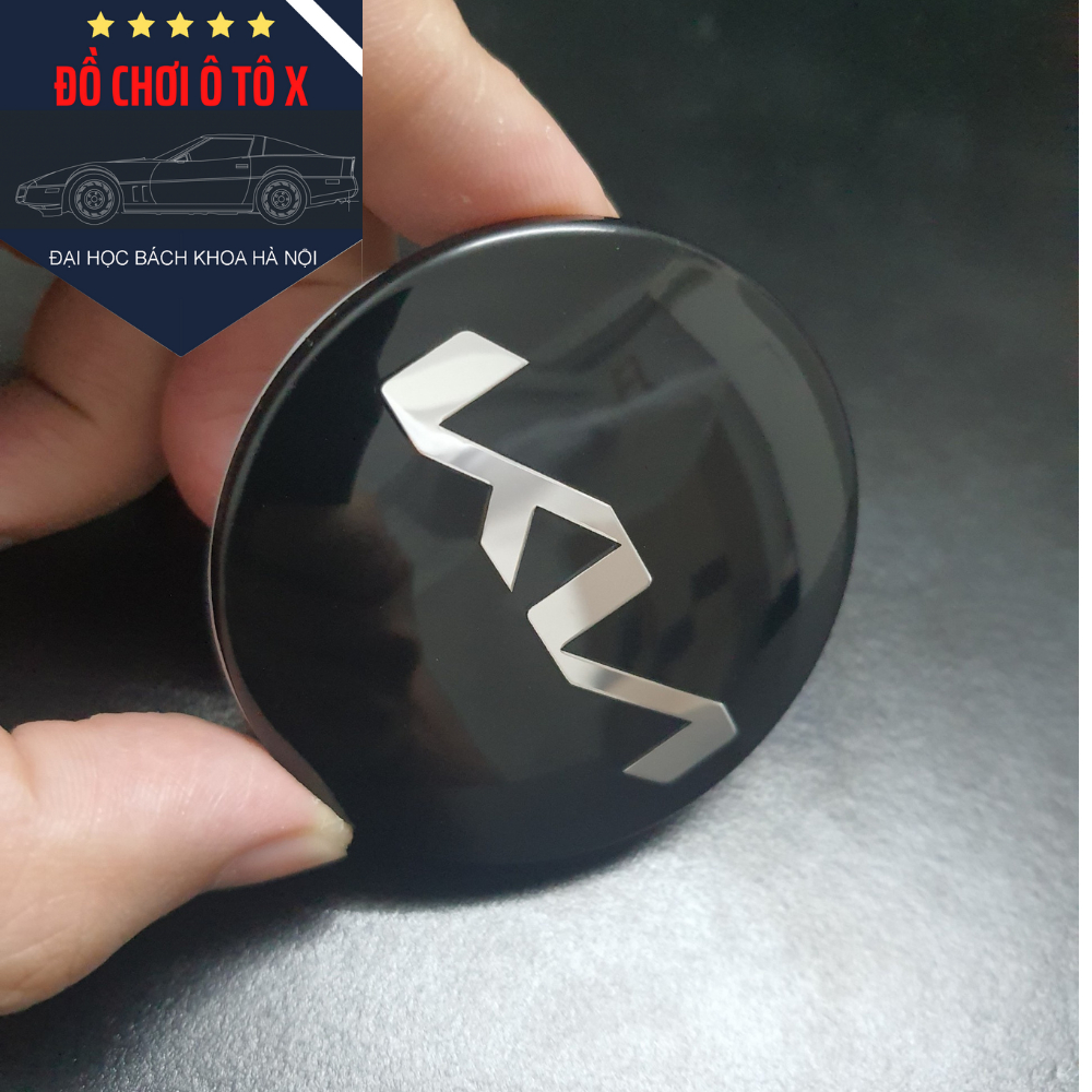 Nắp chụp logo bánh xe KIA mới, Nắp chụp lazang logo KIA mới, Nắp chụp mâm logo KIA mới
