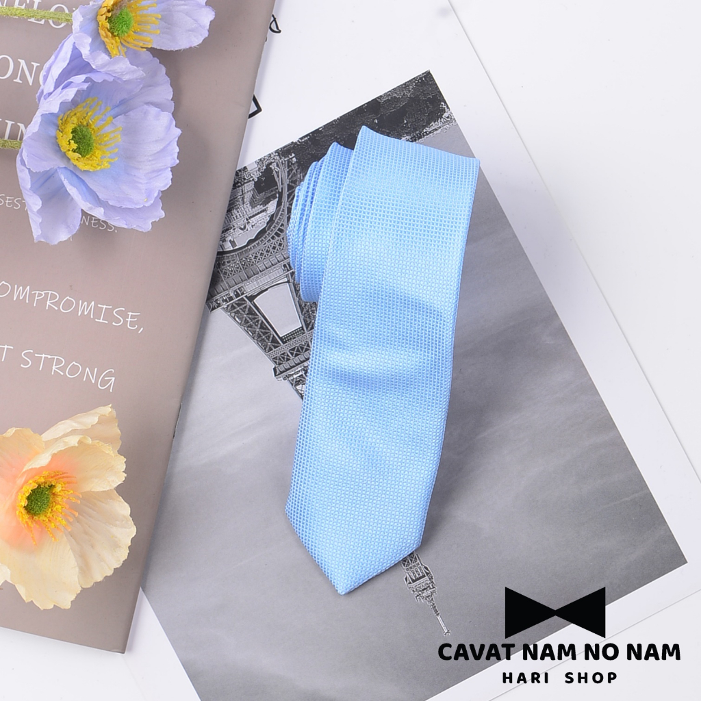 Cà vạt nam - cavat lụa sần bản nhỏ 5cm