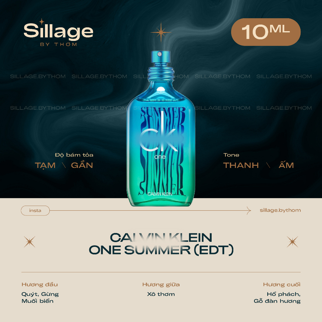 C A L V I N K L E I N CK ONE SUMMER EDT | Mẫu thử nước hoa unisex