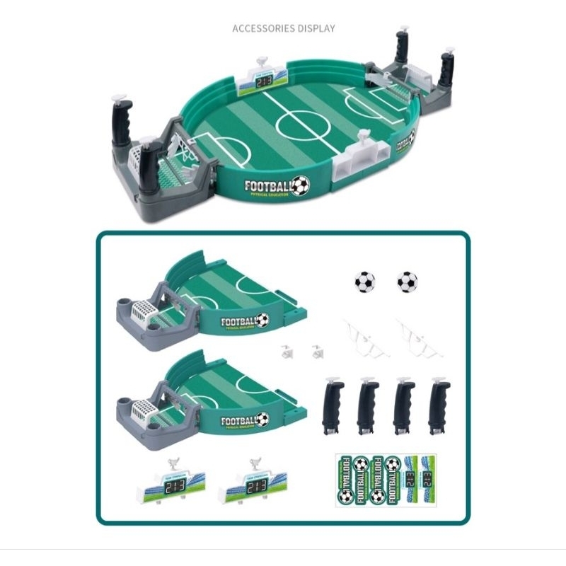 Bàn đá bóng mini 2 lớp dành cho trẻ rèn luyện nhanh tay nhanh mắt - Bộ bóng đá giải trí cho trẻ em giúp bé rèn luyện tay