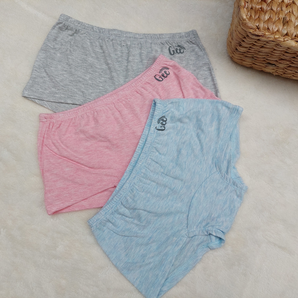 Quần Chip Sợi Sồi Bé Gái Gee Modal Set 3 Quần Mặc Váy Trẻ Em Mềm Mịn, Thấm Hút, Kháng Khuẩn