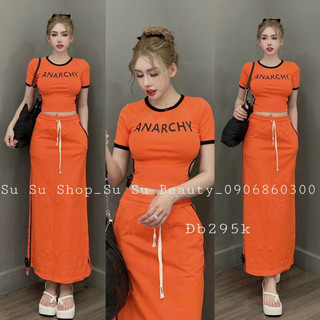 Sét bộ phối viền khoét eo thiết kế độc đáo đẹp xuất sắc