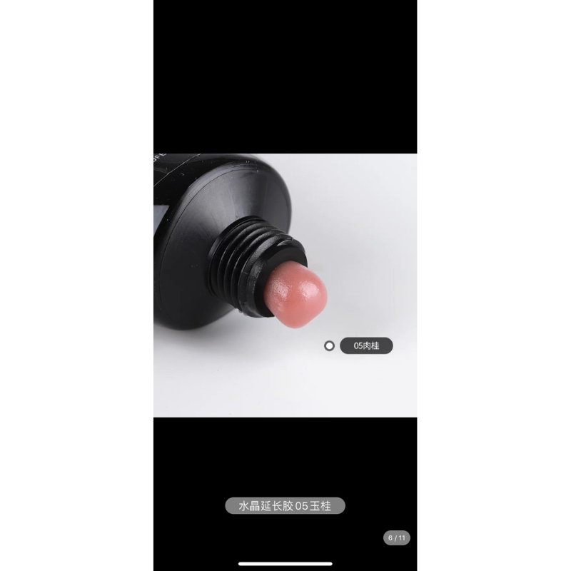 Gel gom nối dài móng 6 màu