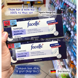 Tampon Facelle Nội địa Đức mẫu ban đêm - Nguồn hàng Đức