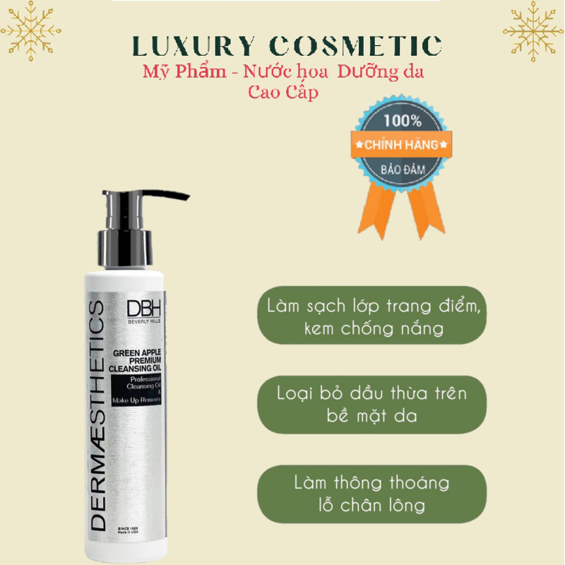 Dầu Tẩy Trang Táo Xanh DBH Green Apple Premium Cleansing Oil 177ml