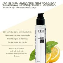 Sữa Rửa Mặt Dbh Clear Complex Wash  (  177  Ml  ) ( Sản Phẩm Chính Hãng )