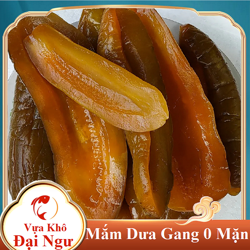 KHÔNG MẶN-Mắm Dưa Gang Miếng Châu Đốc Chưa Trộn Loại Ngon-Vựa Khô Đại Ngư