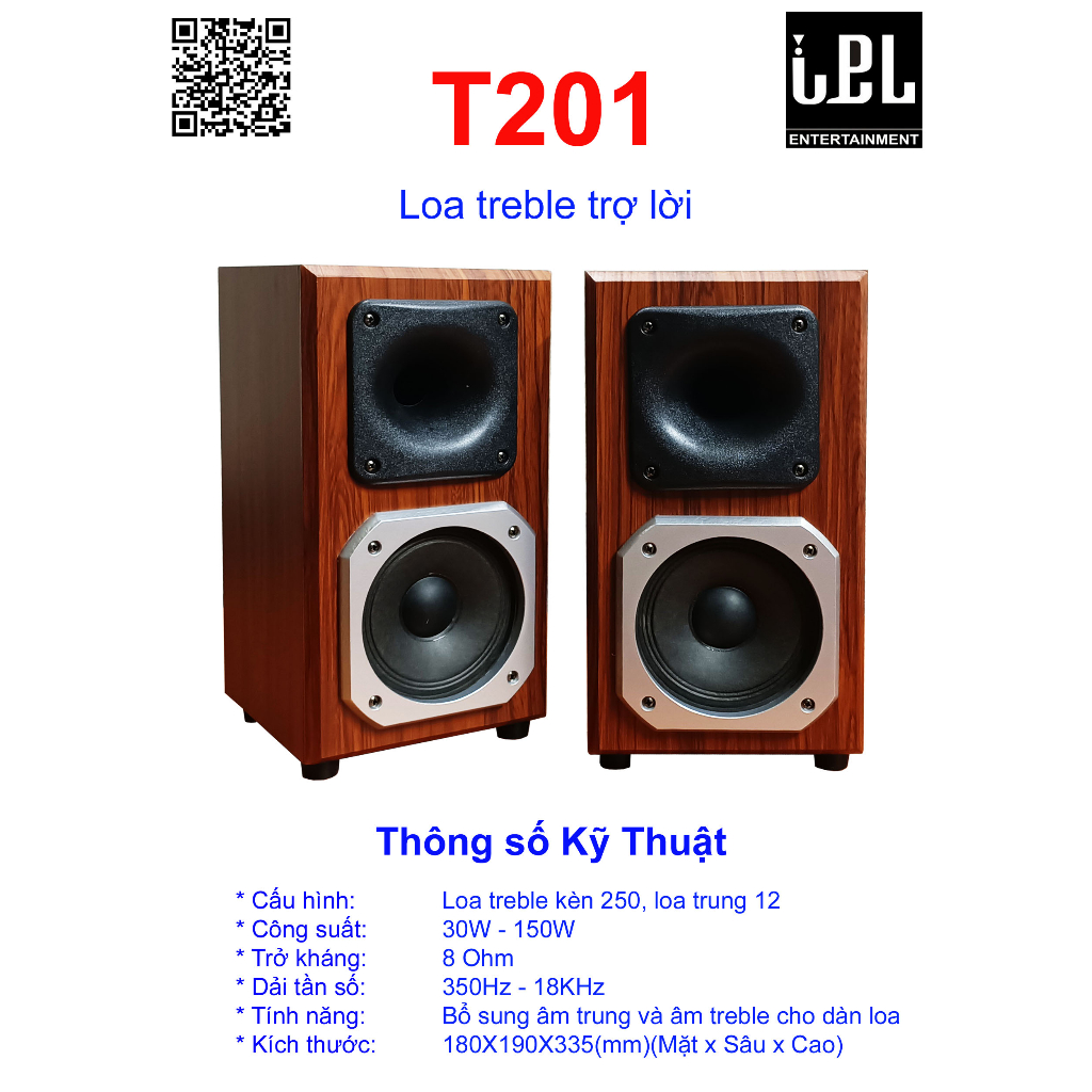 Loa chép kèn siêu tép K41 K42 K43 tiếng siêu sáng, bổ sung dải cao cho bộ loa thoát tiếng, nâng cao chất lượng