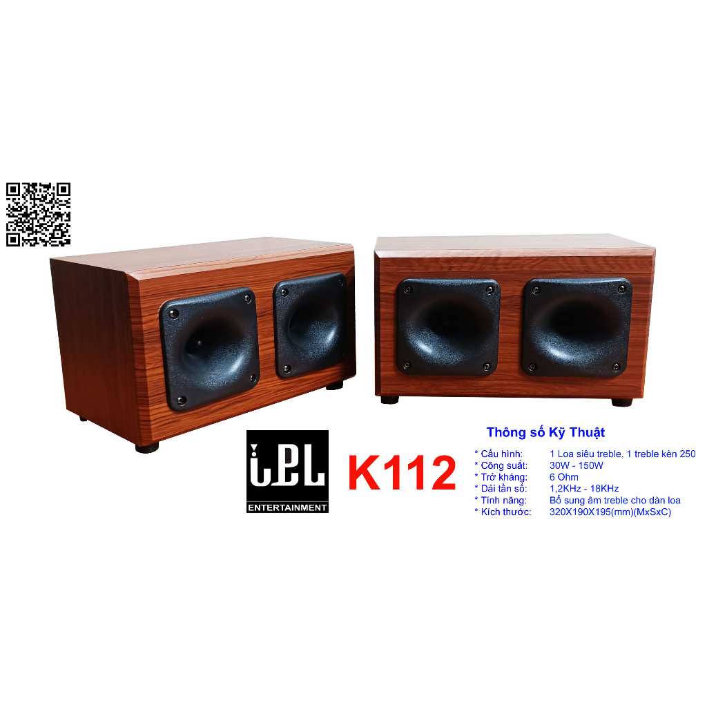 Loa chép kèn siêu tép K41 K42 K43 tiếng siêu sáng, bổ sung dải cao cho bộ loa thoát tiếng, nâng cao chất lượng
