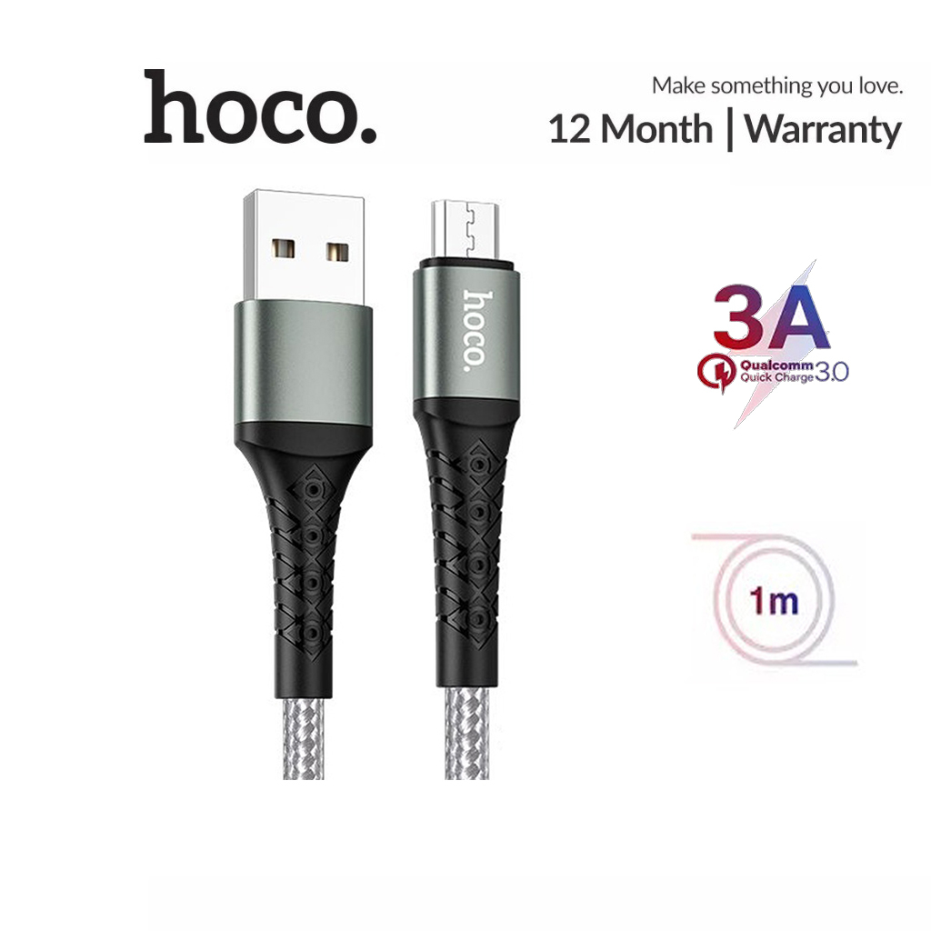 Dây sạc nhanh Samsung DU19 đầu Micro dây dù siêu bền hỗ trợ QC3.0 dài 1M