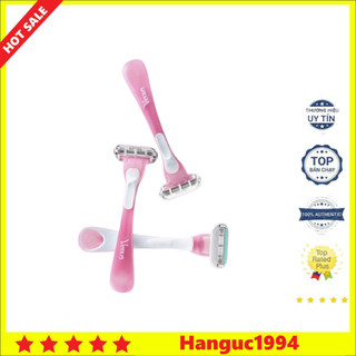 Bộ 2 dao cạo cho nữ có đầu bơ gillette venus comfortglide white tea venus spa 3 blades