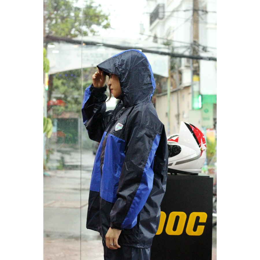 Bộ áo mưa chống thấm, áo mưa chống lạnh DOLPHIN chính hãng