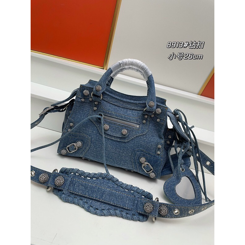Túi xách/Túi đeo chéo nữ chất liệu denim phong cách mới Bal cao cấp