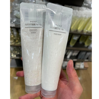 Sữa Rửa Mặt Tẩy Tế Bào Chết Muji Face Soap Scrub