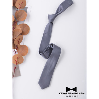 Cà vạt nam - cavat lụa sần bản nhỏ 5cm