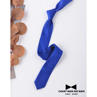 Cà vạt nam - cavat lụa sần bản nhỏ 5cm