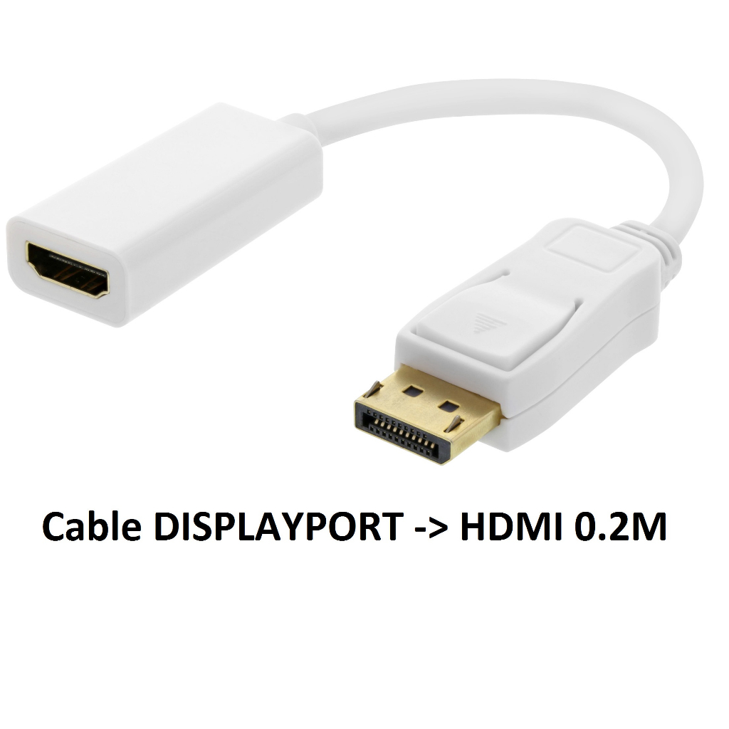 Cáp chuyển DisplayPort to HDMI cho máy tính chuẩn Full HD 108p 60hz