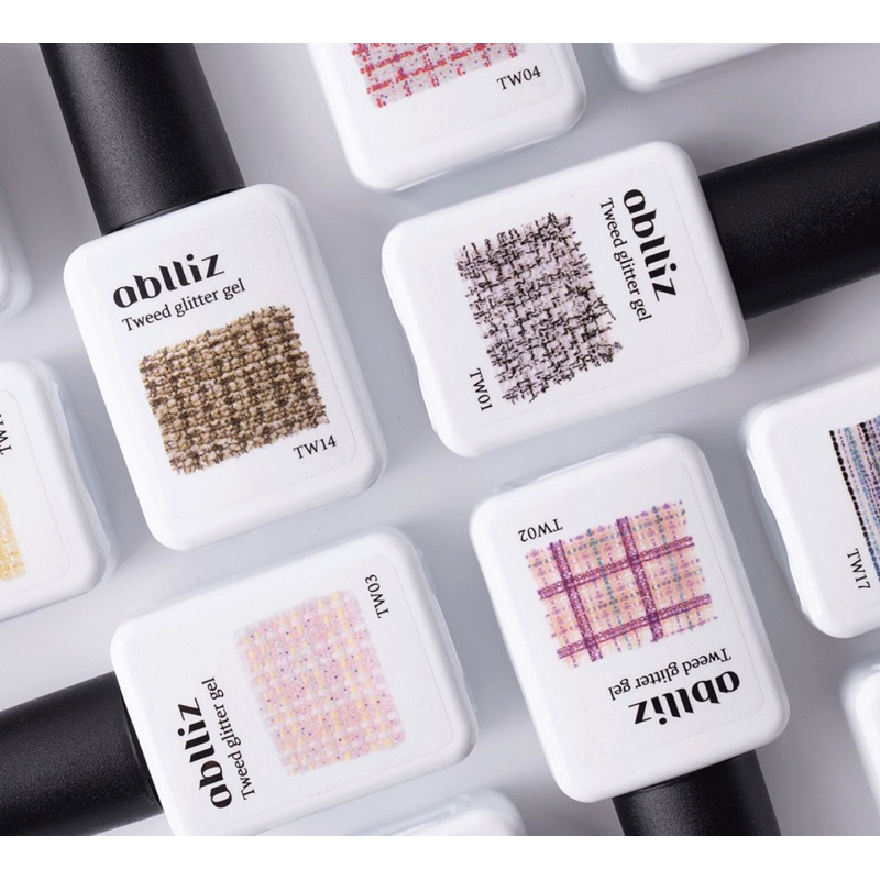 Sơn gel Ablliz set Glitter Tweed