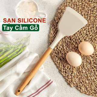 [MẪU MỚI 2023] Sạn Chiên Xào Silicon Chịu Nhiệt Bảo Vệ Bề Mặt Chảo Chống Dính, An Toàn Sức Khỏe Gia Đình