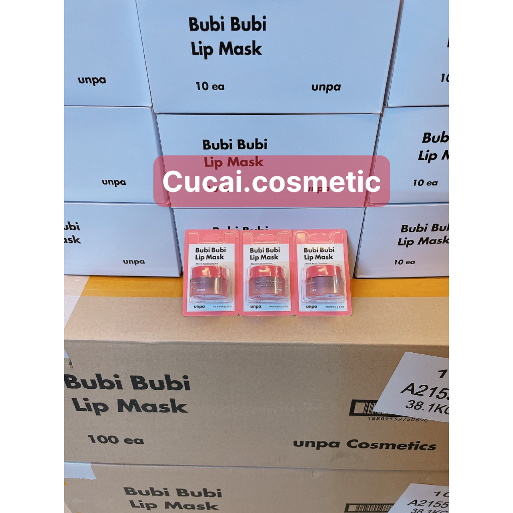 Mặt Nạ Ngủ Môi UNPA BUBI BUBI Lip Mask 9g