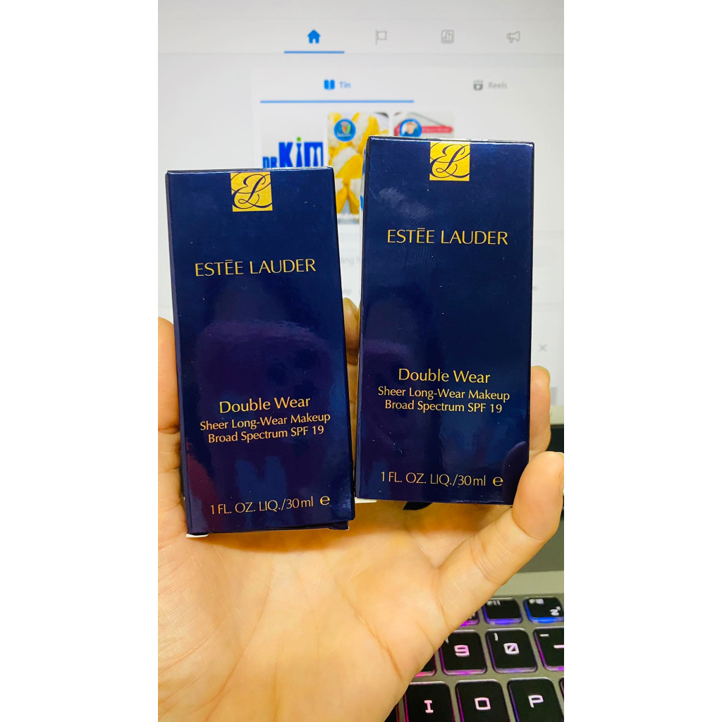 KEM NỀN CHỐNG NẰNG ESTEE LAUDER DOUBLE WEAR SHEER LONG-WEAR MAKEUP SPF19 LỌ 30ML