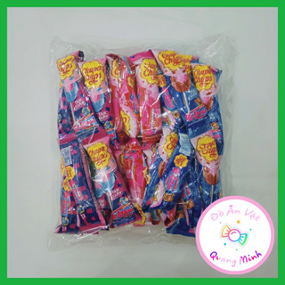 Bán sỉ bịch kẹo mút với gum thổi Big babol bên trong Chupa Chups 36 gói đủ 3 vị Cola,Việt quất,Dâu độc đáo hấp dẫn