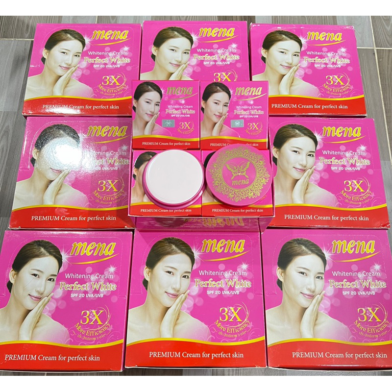 Kem dưỡng trắng da Mena whitening perfect cream 12g