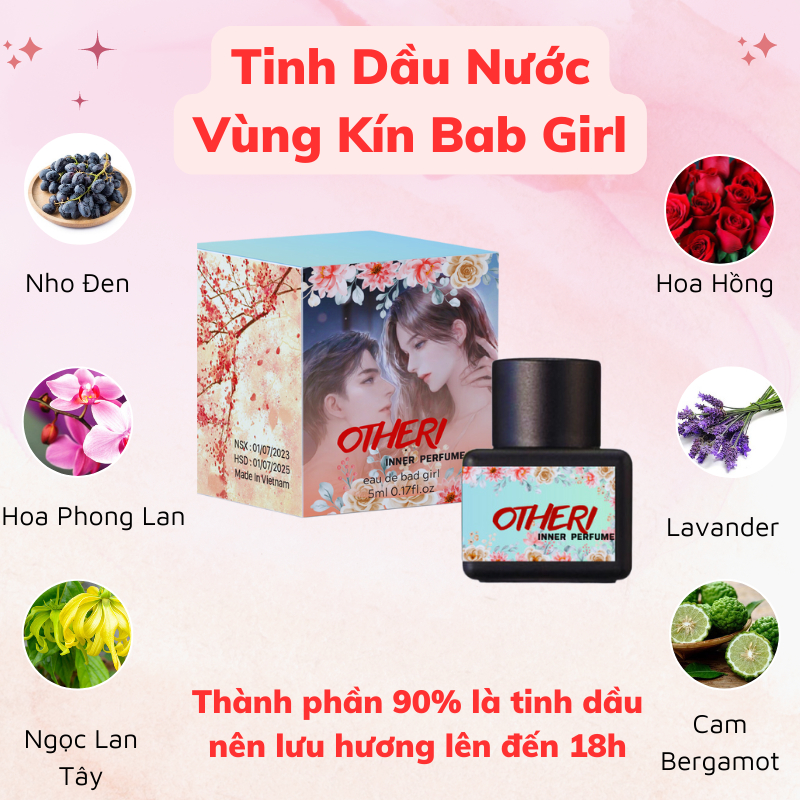 Nước Hoa Vùng Kín Otheri Bad Girl Sự Quyến Rũ Cá Tính Lưu Hương Lên Đến 18h