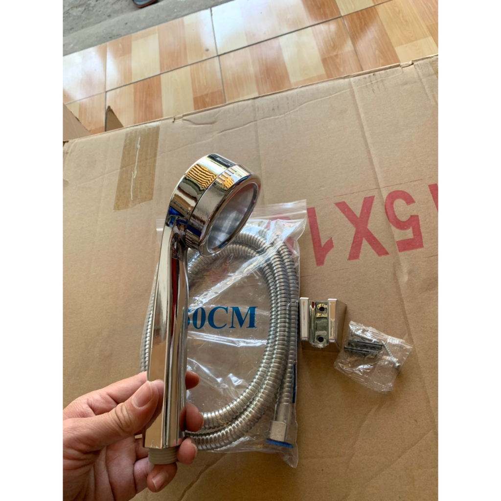 Tay Sen Tắm Tăng Áp Vòi hoa sen và Dây Sen và Cài Sen TS16 TS TĂNG ÁP TRÒN