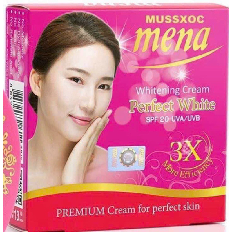 Kem dưỡng trắng da Mena whitening perfect cream 12g