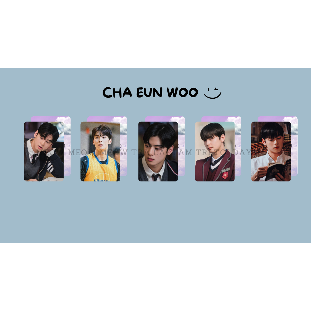 Set card bo góc Cha Eun Woo