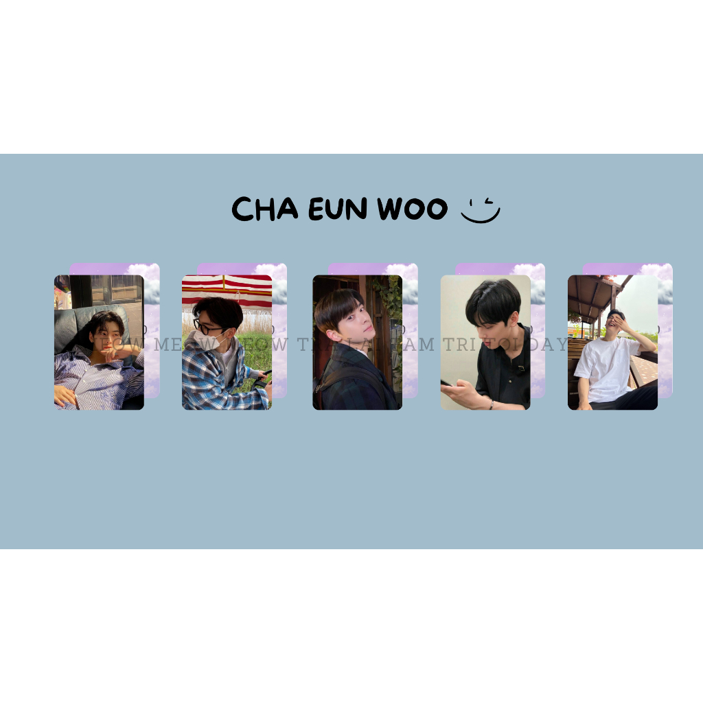 Set card bo góc Cha Eun Woo