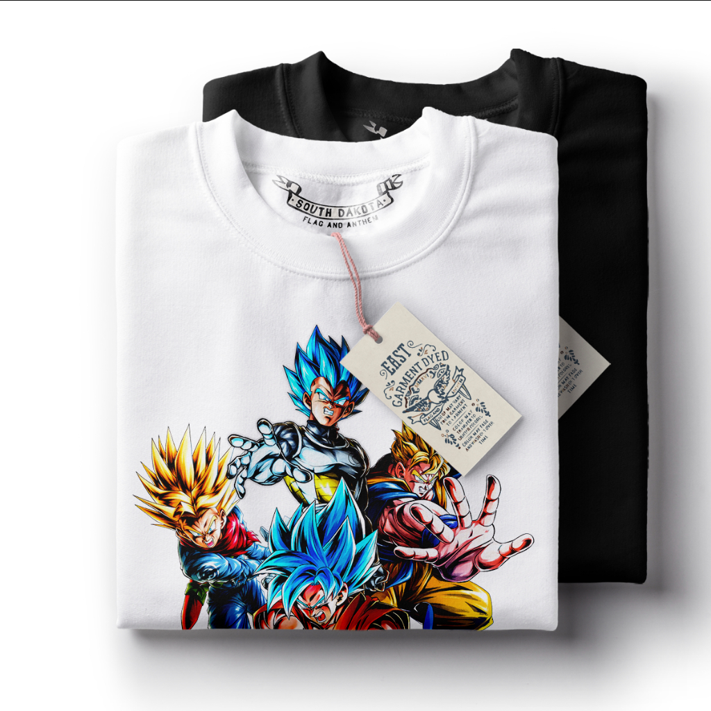 Áo Dragon ball, nhiều nhân vật, Áo thun Songoku bảy viên ngọc rồng mẫu mới, cotton co giãn 4 chiều DB6