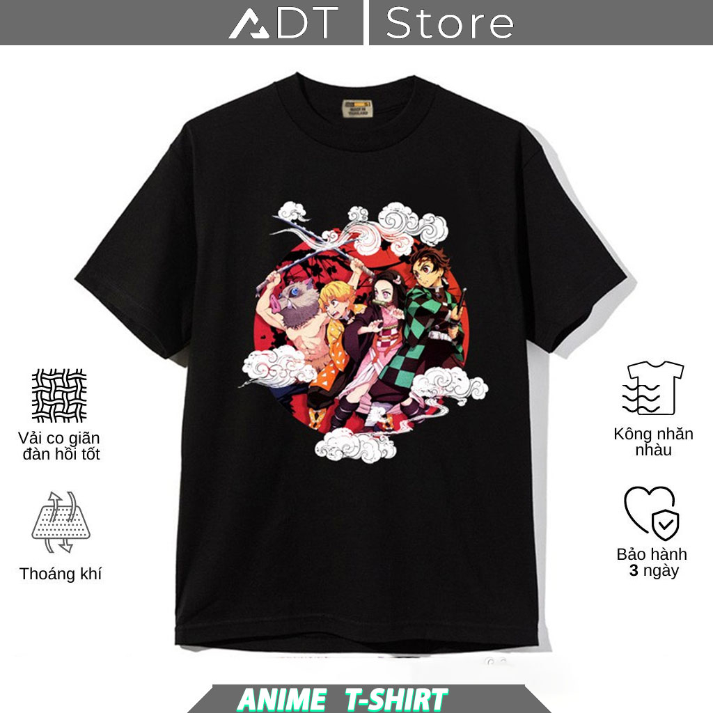 BST Áo thun Kimetsu no Yaiba Tanjiro Nezuko Kamado Tanjiro cực chất giá rẻ