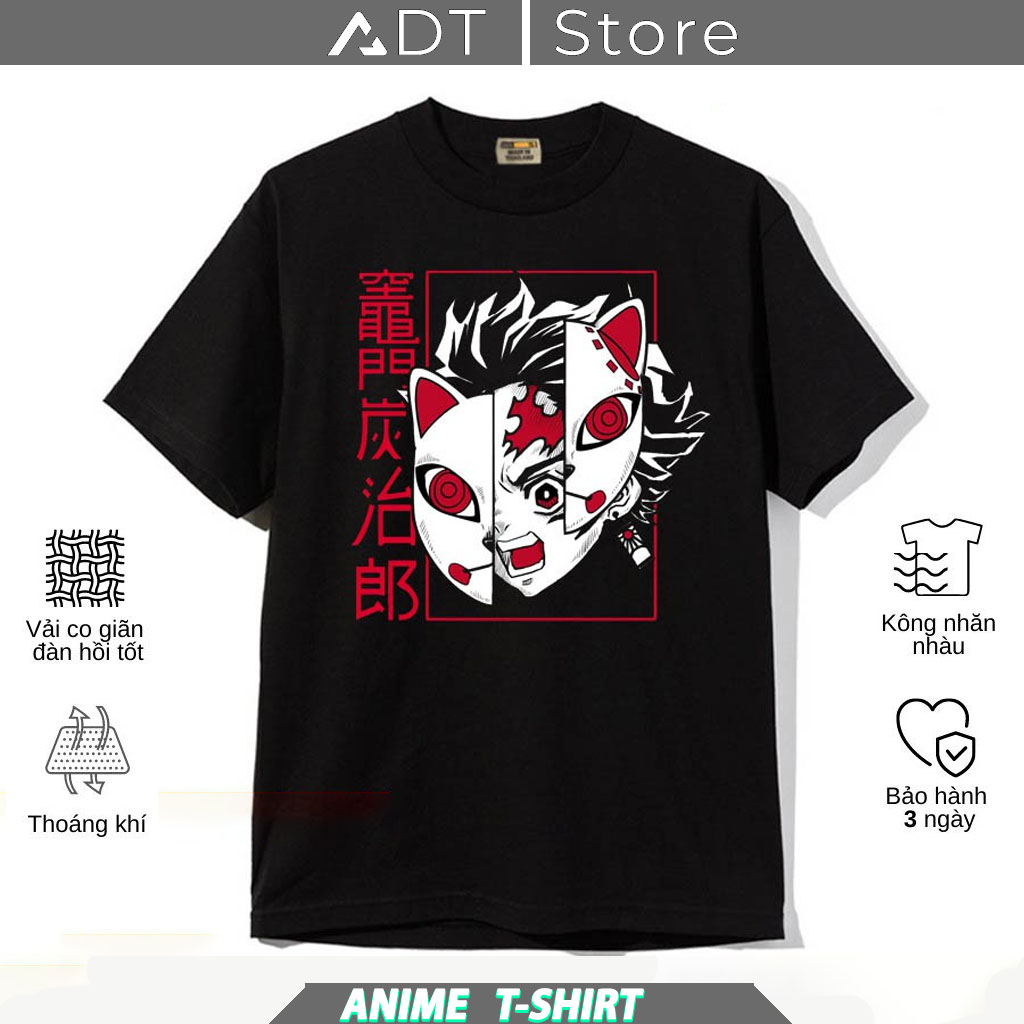 BST Áo thun Kimetsu no Yaiba Tanjiro Nezuko Kamado Tanjiro cực chất giá rẻ