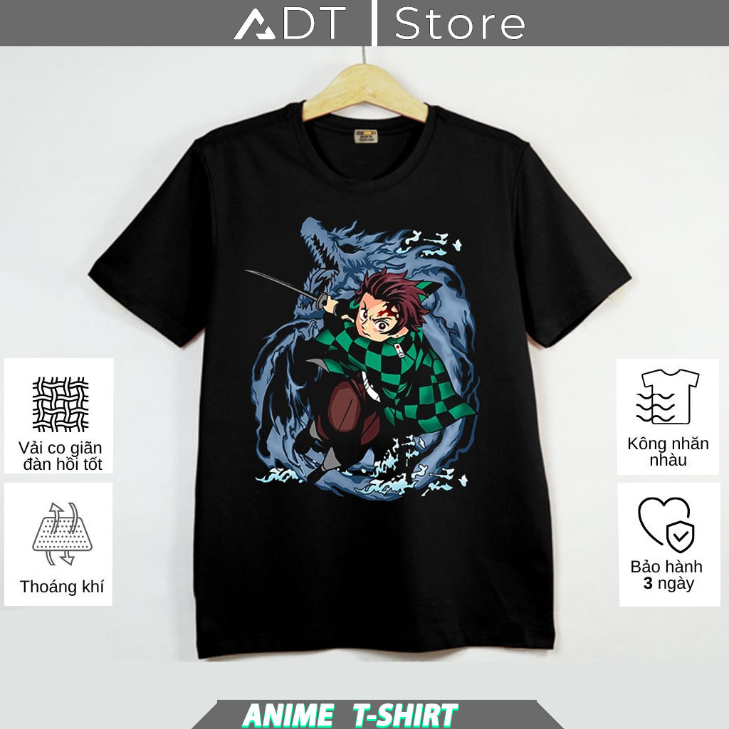 BST Áo thun Kimetsu no Yaiba Tanjiro Nezuko Kamado Tanjiro cực chất giá rẻ