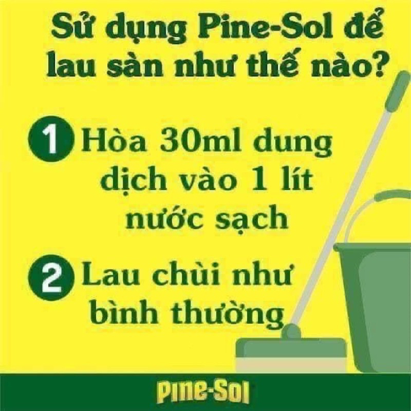 Nước lau sàn Pine - sol Hương thông 2 x 2.95 lit 🇺🇸