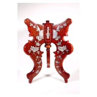 Chò gỗ cẫn ốc xà cừ .cao 35cm 40cm  gỗ tràm để dĩa chưng trái trên bàn thờ