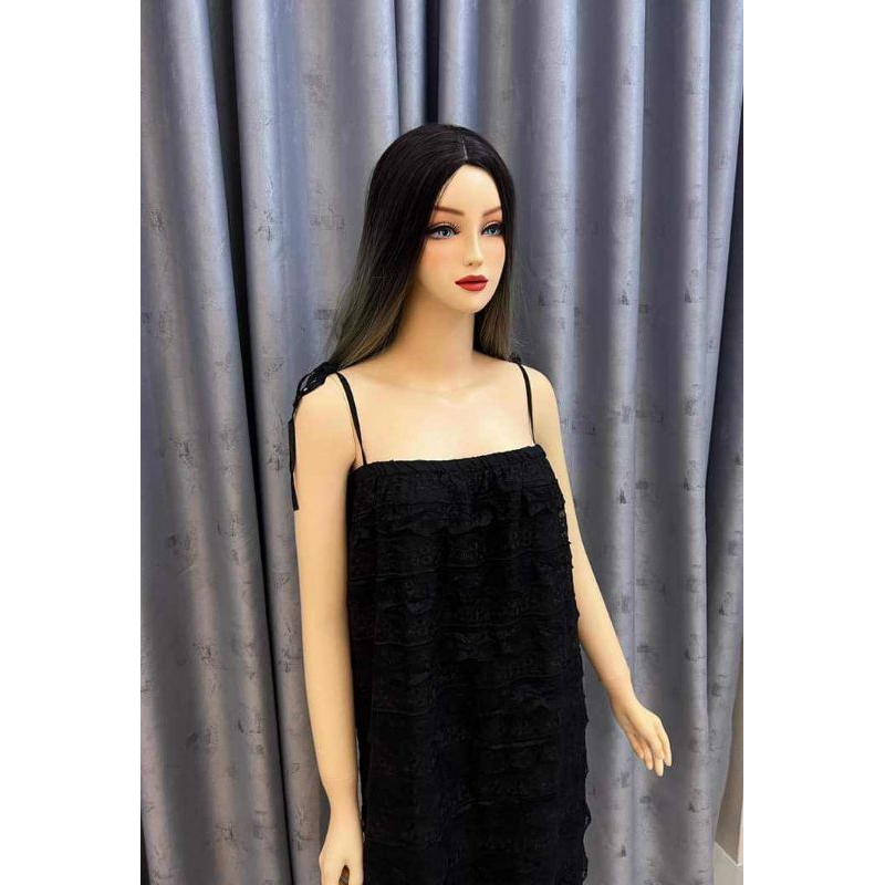 Váy xuông 2s ren tầng dáng dài sang chảnh