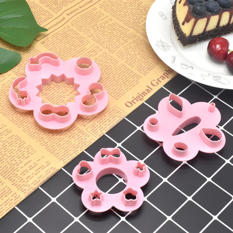 BỘ 3 KHUÔN CUTTER BÀN TAY + KHUÔN MẶT (NHỰA)