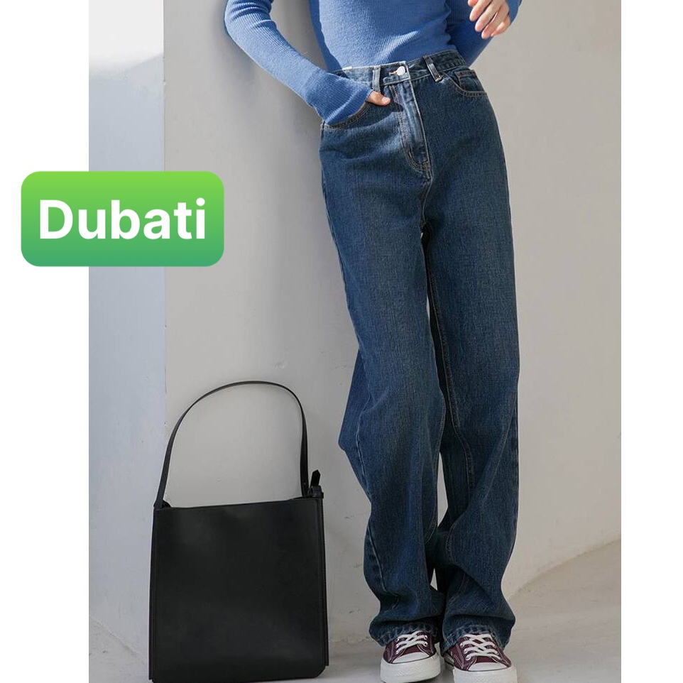 Quần jean nam nữ ống rộng unisex phong cách hàn quốc xịn sò new - Dubati Fashion