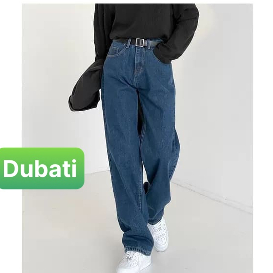 Quần jean nam nữ ống rộng unisex phong cách hàn quốc xịn sò new - Dubati Fashion