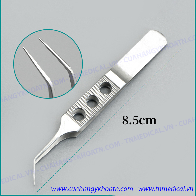☘ Nhíp Kẹp Phẫu Tích Bishop Tốt, Cán Vàng, Gem Cao Cấp 10.5cm - TNMedical.vn