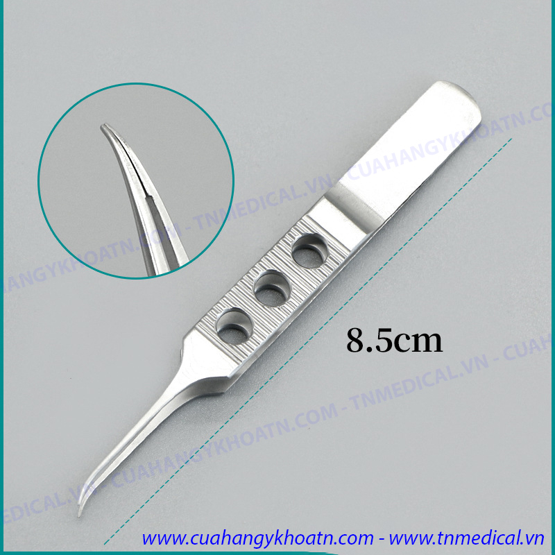 ☘ Nhíp Kẹp Phẫu Tích Bishop Tốt, Cán Vàng, Gem Cao Cấp 10.5cm - TNMedical.vn