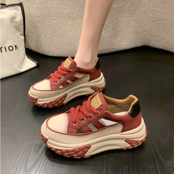 Giày thể thao nữ mẫu mới hot trend đế cao tôn dáng B16